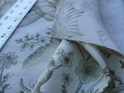 Scalamandre Grey Watkins Enchanted Forest Taupe Myth Horse