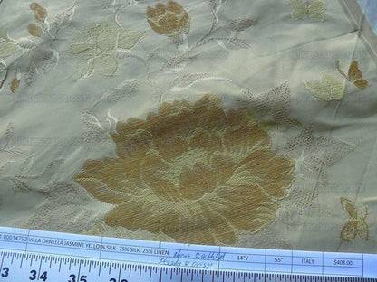 Old World Weavers Villa Ornella Jasmin&amp; French Blue Garland Huge Stripe MSRP USD300/Y