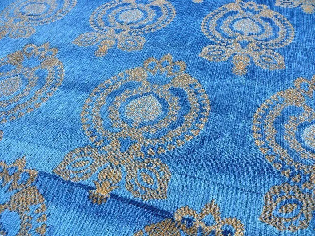 Scalamandre Old World Weavers Silk Raphael Velvet Blue MSRP USD 588/Y