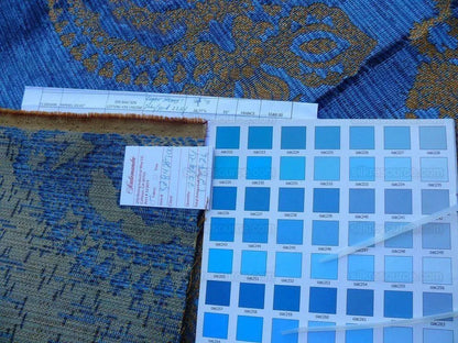 Scalamandre Old World Weavers Silk Raphael Velvet Blue MSRP USD 588/Y