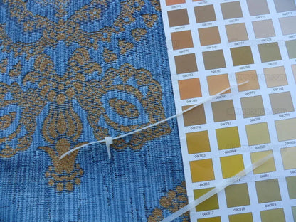 Scalamandre Old World Weavers Silk Raphael Velvet Blue MSRP USD 588/Y