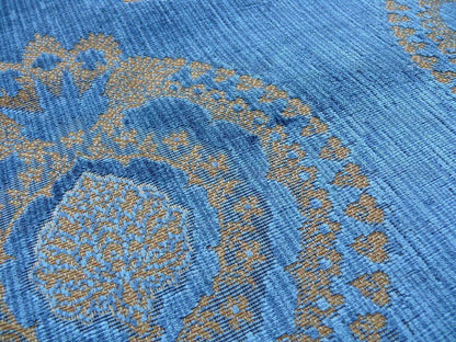 Scalamandre Old World Weavers Silk Raphael Velvet Blue MSRP USD 588/Y