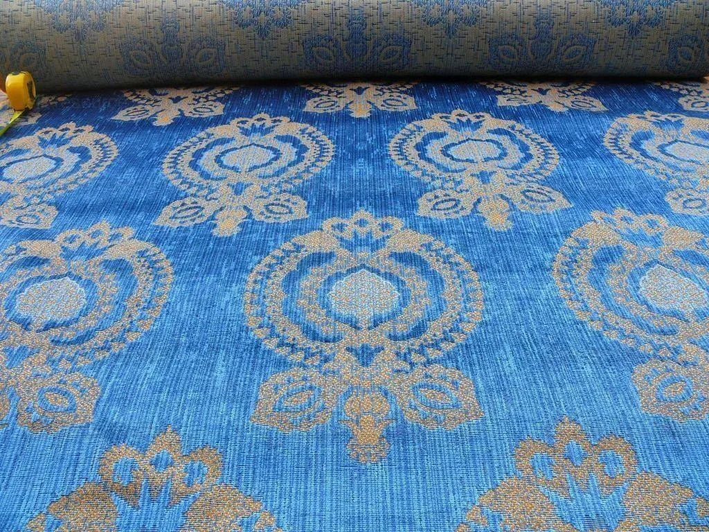 Scalamandre Old World Weavers Silk Raphael Velvet Blue MSRP USD 588/Y