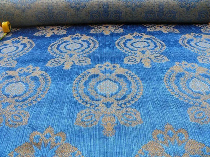 Scalamandre Old World Weavers Silk Raphael Velvet Blue MSRP USD 588/Y