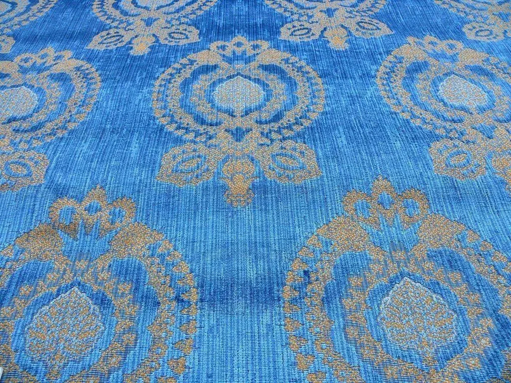 Scalamandre Old World Weavers Silk Raphael Velvet Blue MSRP USD 588/Y
