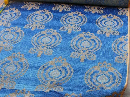 Scalamandre Old World Weavers Silk Raphael Velvet Blue MSRP USD 588/Y