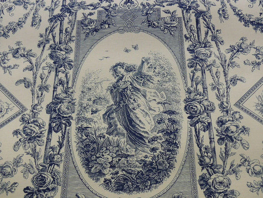 SCALAMANDRE Quattra Staggioni FOUR SEASONS GODDESS BLUE YELLOW