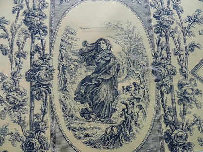 Scalamandre Quattra Staggioni Four Seasons Goddess Blue Yellow