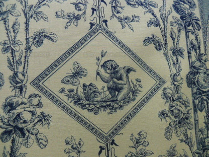 Scalamandre Quattra Staggioni Four Seasons Goddess Blue Yellow