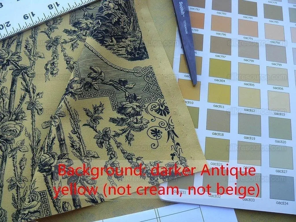 Scalamandre Quattra Staggioni Four Seasons Goddess Blue Yellow