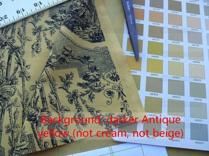 Scalamandre Quattra Staggioni Four Seasons Goddess Blue Yellow