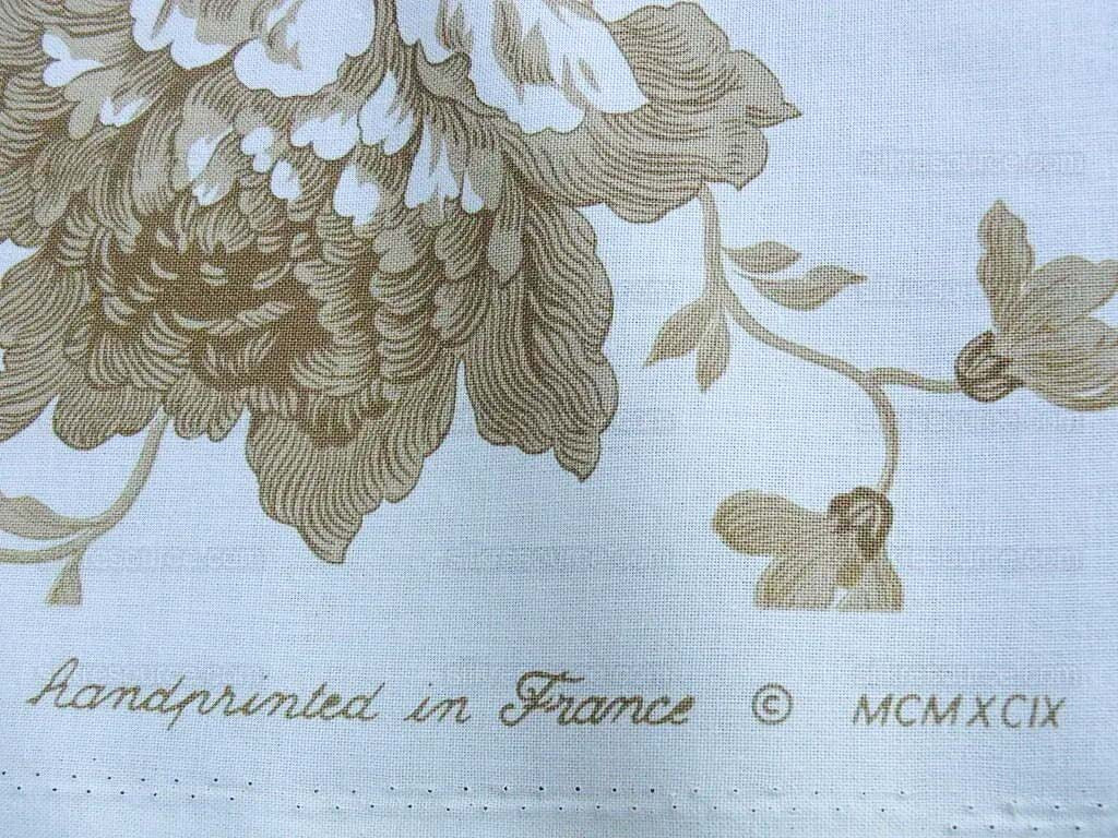 Bty Scalamandre Toile Vivienne French Peony Lilac Tulip Print Chintz from France MSRP USD 202/y