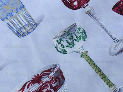 By Yd Scalamandre Grey Watkins Cristalli Glass Blue MSRP USD 164/Y