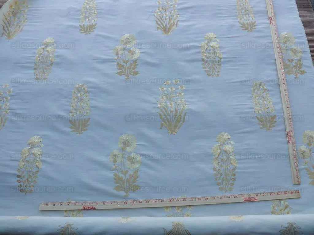 Kravet Couture Amazing Silk Linen Embroidery Gold 3.25y MSRP USD 741