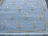 KRAVET COUTURE AMAZING SILK LINEN EMBROIDERY GOLD 3.25Y MSRP$741