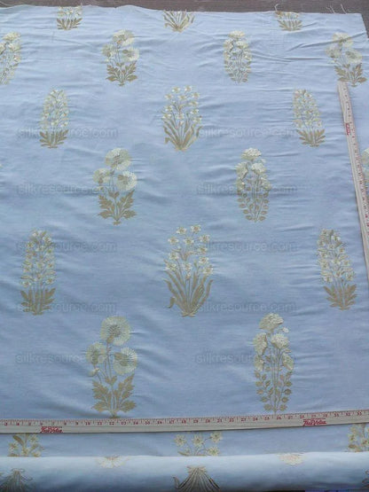 Kravet Couture Amazing Silk Linen Embroidery Gold 3.25y MSRP USD 741