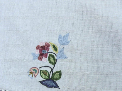 by yard Lee Jofa Derby Embroidery Hand Crewel Linen Small Sprig MSRP USD 336Y