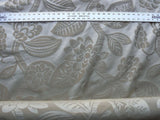OLD WORLD WEAVERS 100% SILK DAMASK CARLSTEN TAUPE MSRP$278/Y