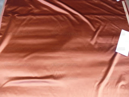 By Yard Scalamandre Old World Weavers Silk Cotton Satin Glamorous Weighty "spice" Red Liquid Lux