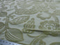 OLD WORLD WEAVERS 100% SILK DAMASK CARLSTEN CHARTREUS MSRP$278/Y