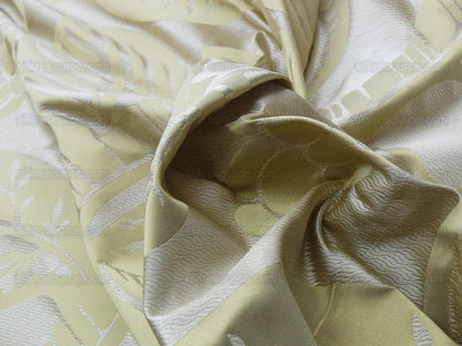 Old World Weavers 100% Silk Damask Carlsten Chartreus MSRP USD 278/Y