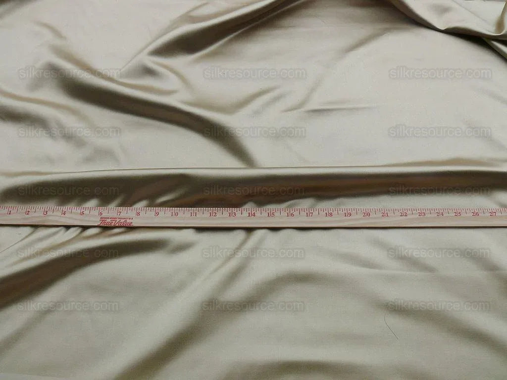 Old World Weavers Silk Satin Toffee Glamorous Liquid Lux