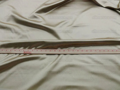 Old World Weavers Silk Satin Toffee Glamorous Liquid Lux