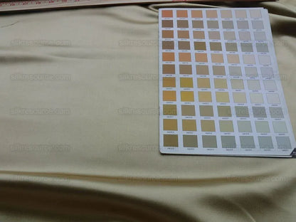 Old World Weavers Silk Satin Toffee Glamorous Liquid Lux