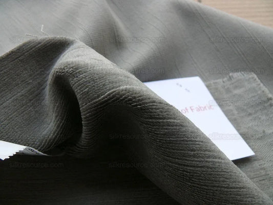 By Yard Scalamandre Persia Linen Velvet "Smoke" Grey Charcoal Heavy Duty Belgium MSRP USD 308/y