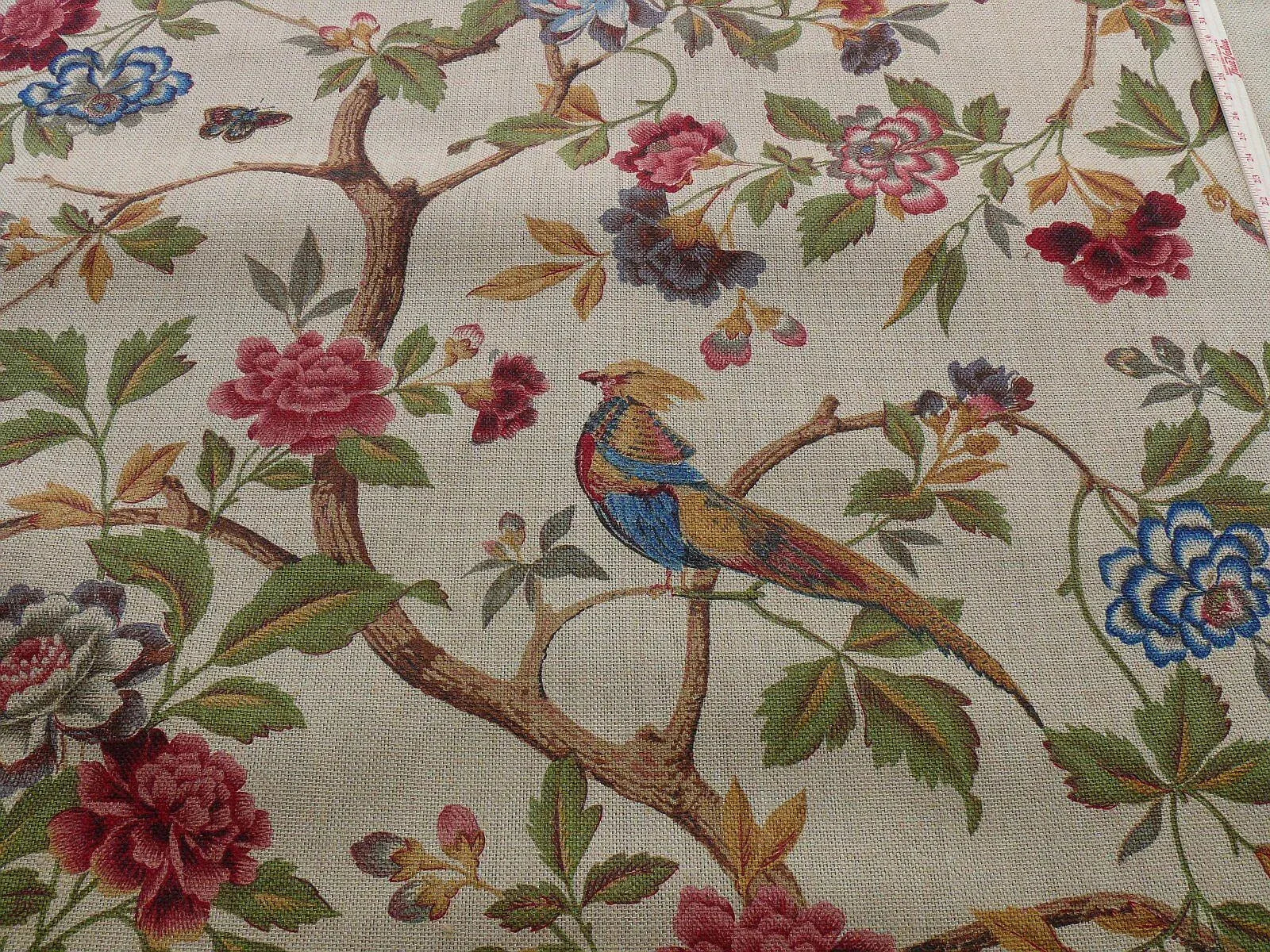 1.5Y SCALAMANDRE FAISAN HESSIAN-CHINOISERIE MSRP$496