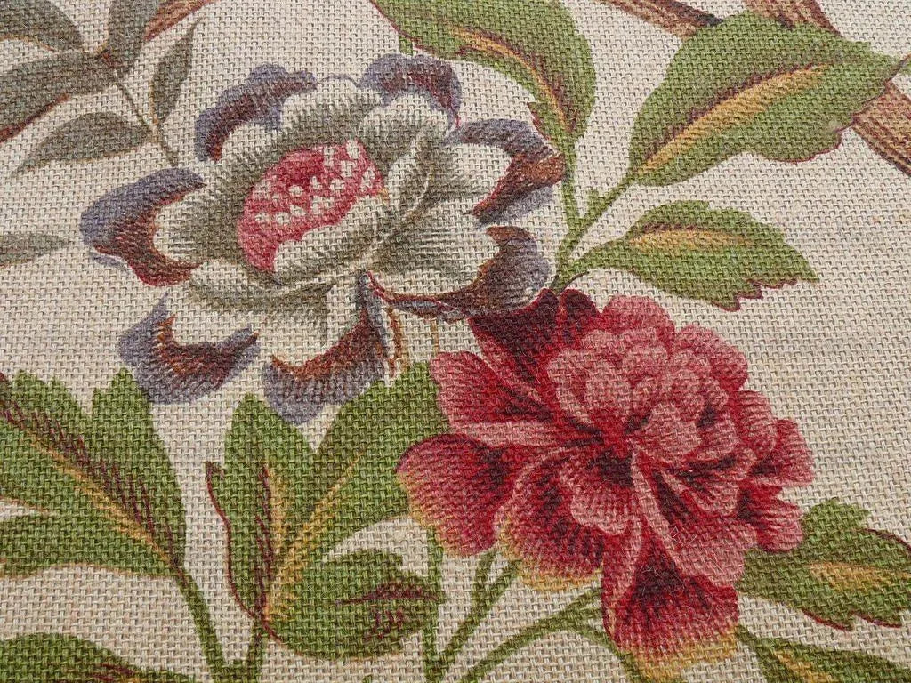 6.9y Scalamandre Faisan Hessian-chinoiserie Original MSRP USD 496