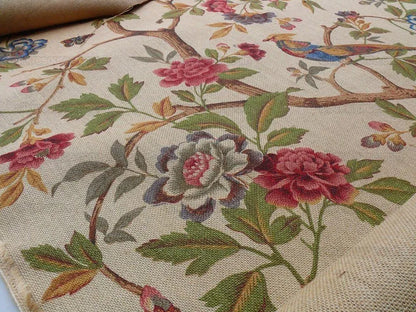 6.9y Scalamandre Faisan Hessian-chinoiserie Original MSRP USD 496