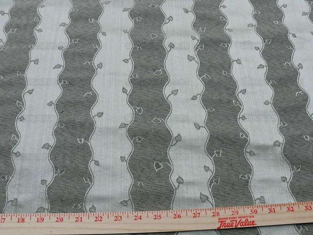 Bty Scalamandre Old World Weavers Silk Leaves Stripe Foliage beige MSRP USD 216/Y