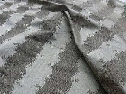 Bty Scalamandre Old World Weavers Silk Leaves Stripe Foliage beige MSRP USD 216/Y