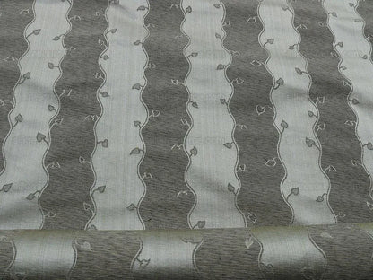 Bty Scalamandre Old World Weavers Silk Leaves Stripe Foliage beige MSRP USD 216/Y