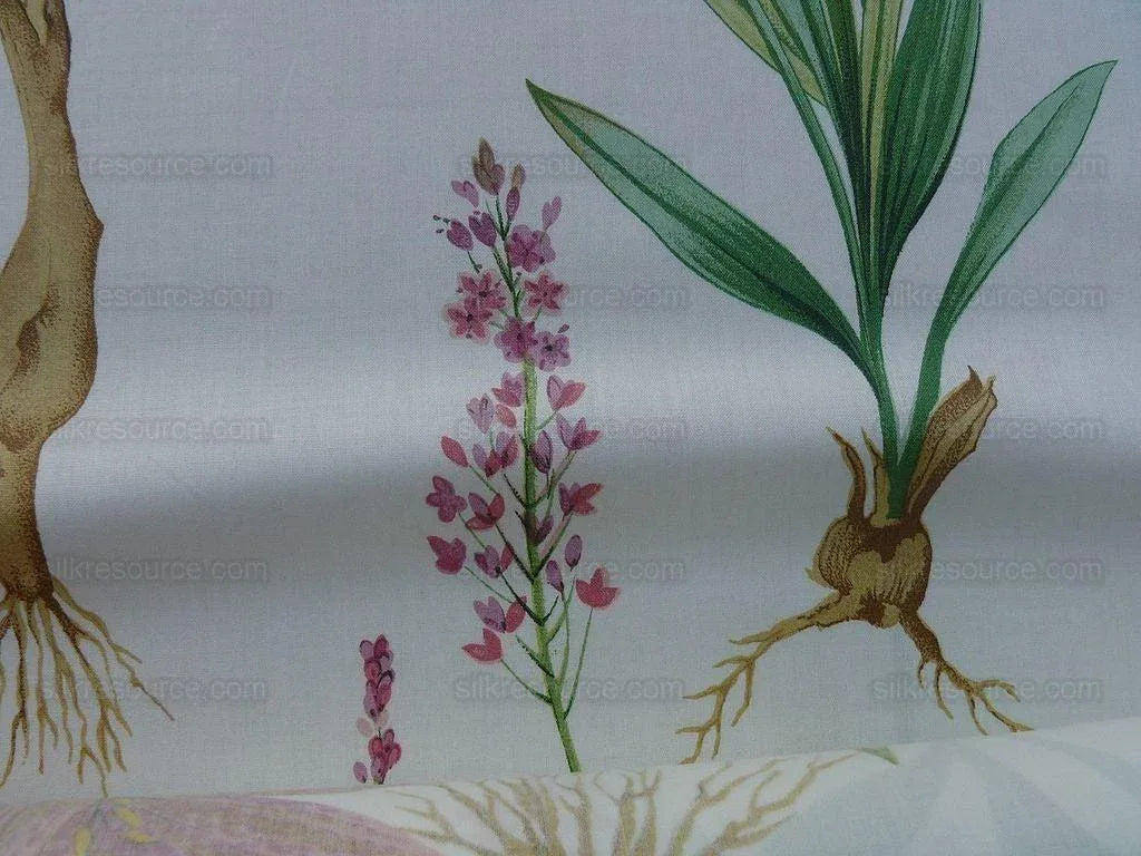 2.25y Scalamandre Les Fleurs Flower Gardens Gw-white MSRP