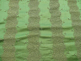 Bty Old World Weavers Silk Leaves Stripe-beige Green Reversible Silk Jacquard MSRP USD 216/y