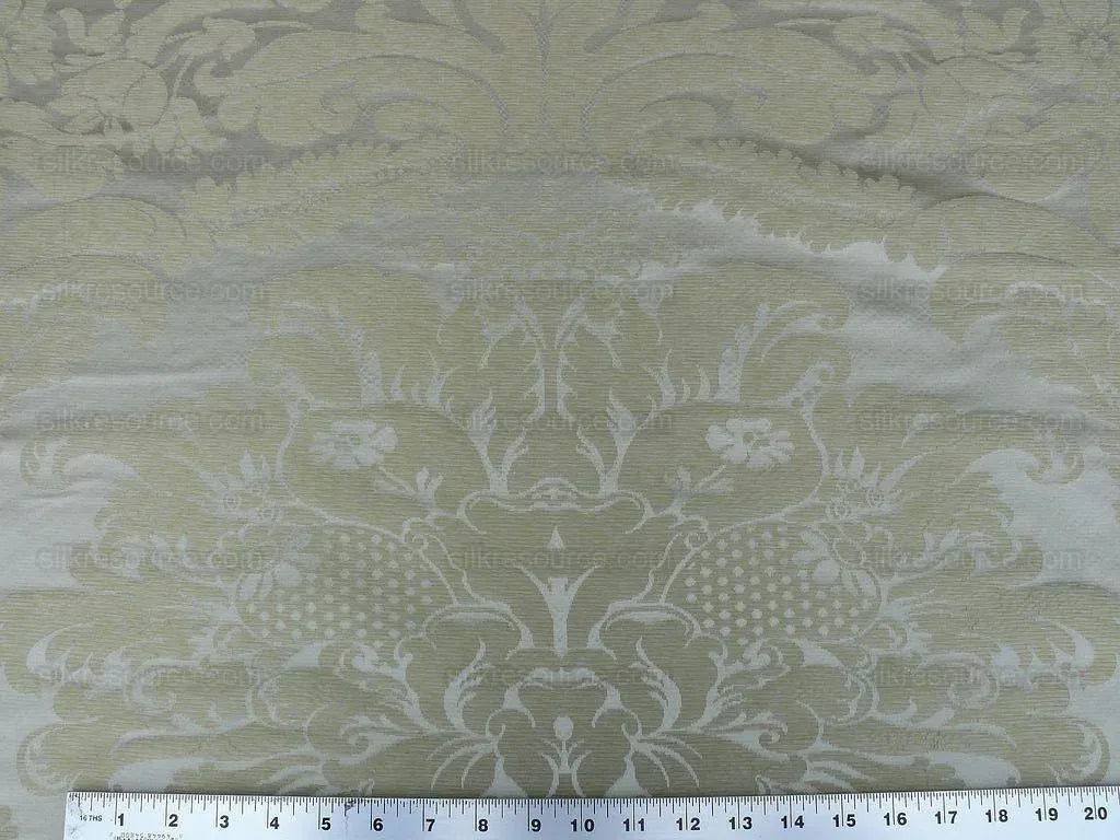 1.9y Scalamandre Italian Damask Gauffre Seafoam MSRP USD 440/Yard