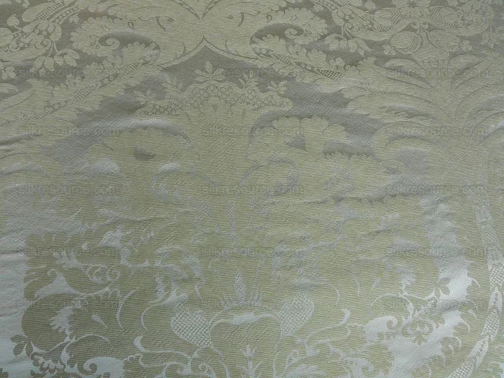 1.9y Scalamandre Italian Damask Gauffre Seafoam MSRP USD 440/Yard