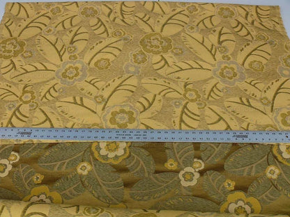 By Yd Scalamandre S.S Seacloud Grey Watkins Bronze Brown  Heavy Flower MSRP USD 440Y