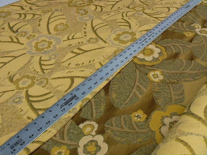 By Yd Scalamandre S.S Seacloud Grey Watkins Bronze Brown  Heavy Flower MSRP USD 440Y