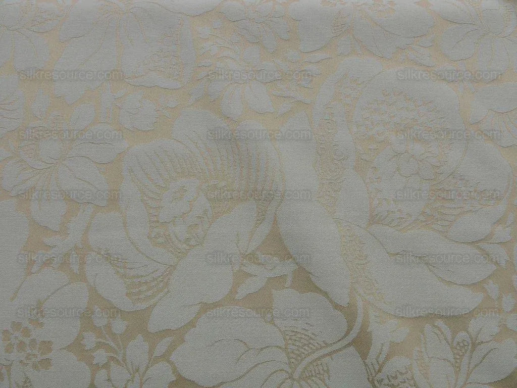 by yard Scalamandre Chelsea Damask Fh Parchment White MSRP USD 192/y
