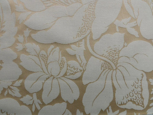 8.8Y SCALAMANDRE CHELSEA DAMASK FH PARCHMENT WHITE MSRP$192