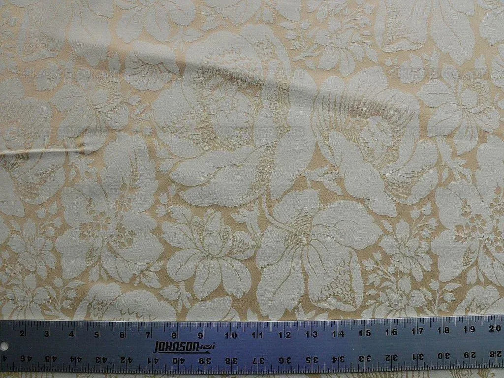by yard Scalamandre Chelsea Damask Fh Parchment White MSRP USD 192/y