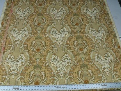 1.6y Scalamandre Persan Exquisite Hand Print France Ivory $296