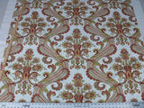 By Yard Scalamandre Hudson Multi/white Paisley Printed Cotton Sateen Belle Jardin Collection Fr France MSRP USD 216/y