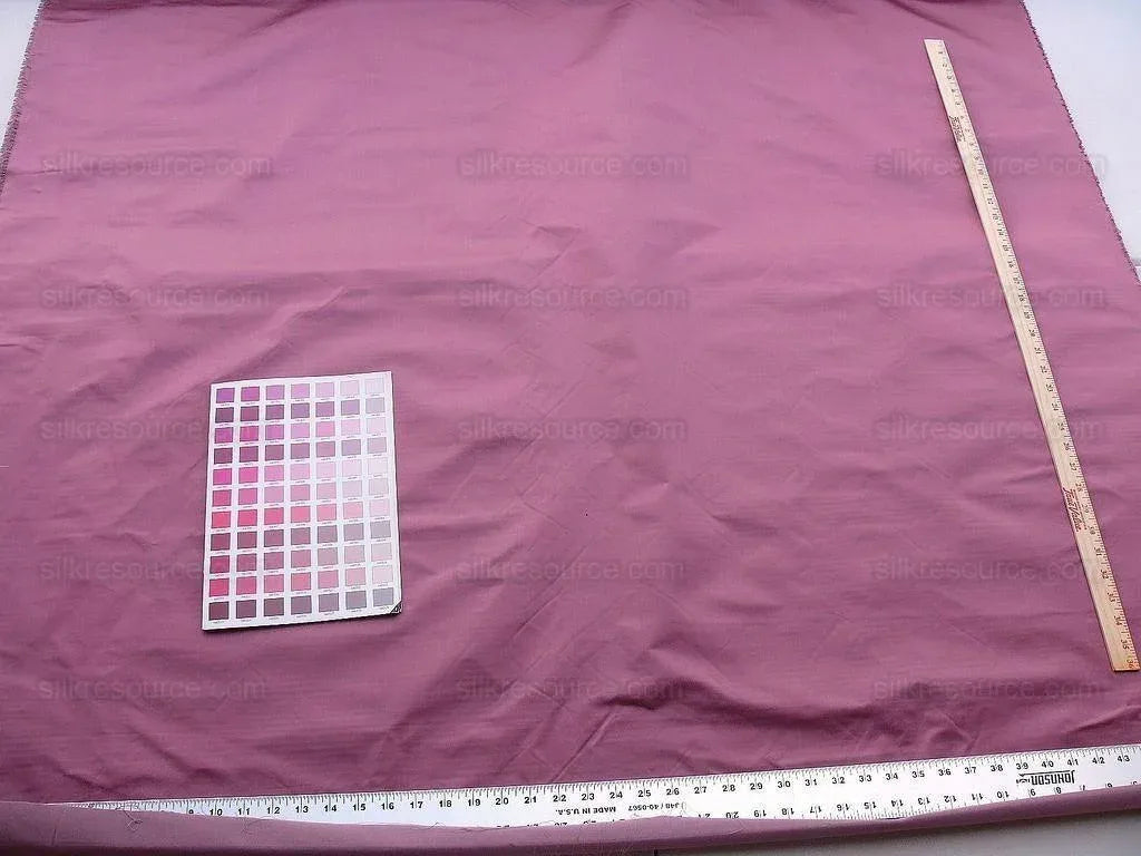 By Yard Scalamandre Thick Silk Satin Academy mauve Red Lavender MSRP USD 436/Y