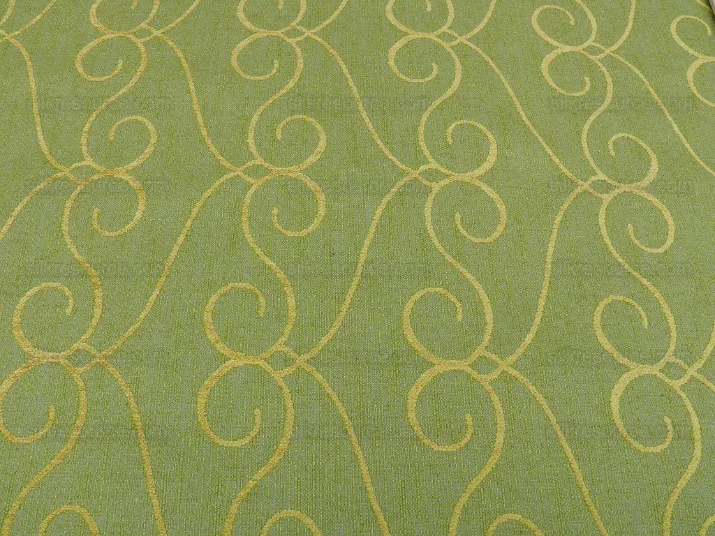 By yard Scalamandre Ayesha Chenille Jacquard Green MSRP USD 296/Y