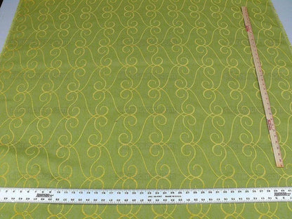 By yard Scalamandre Ayesha Chenille Jacquard Green MSRP USD 296/Y