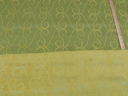 By yard Scalamandre Ayesha Chenille Jacquard Green MSRP USD 296/Y